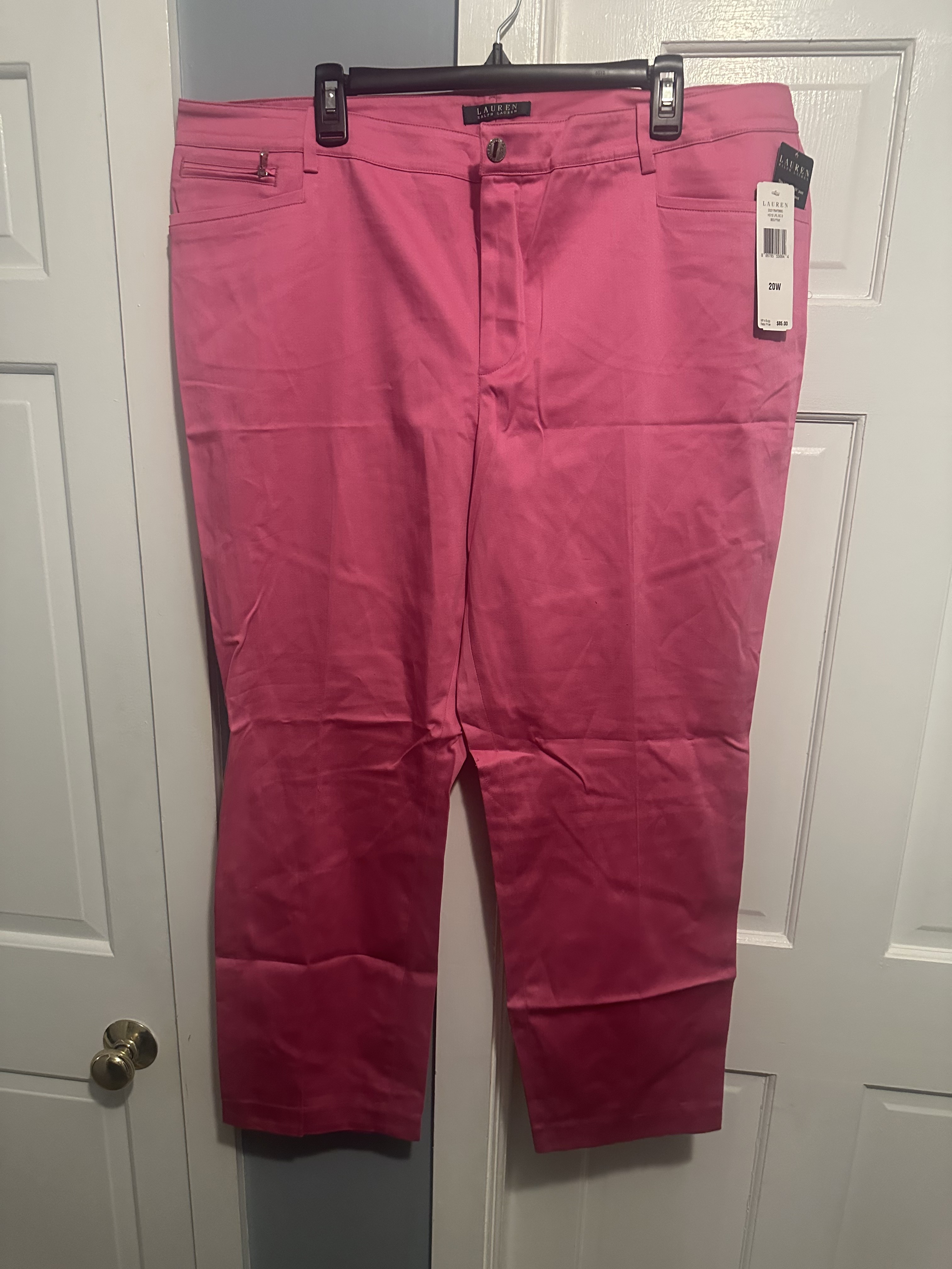 Ralph Lauren Hot Pink Women's Crop Pants Nwt